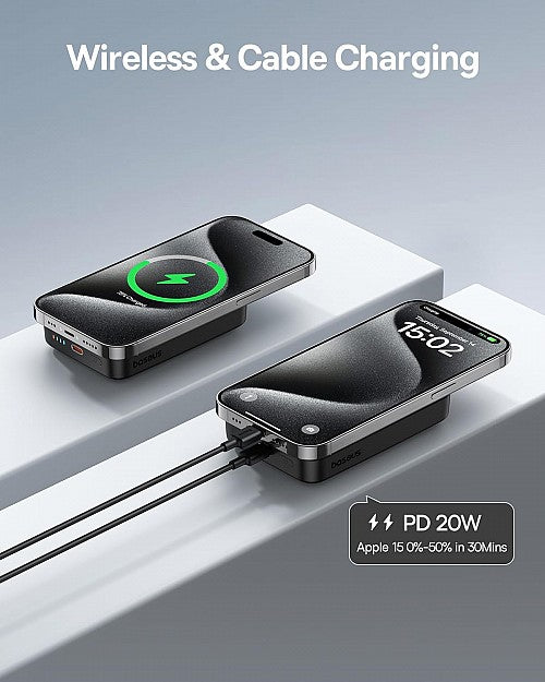 Baseus Powerbank 20W 10000mAh Magnetic Air Wireless Black Baseus Powerbank 20W 10000mAh Magnetic Air Wireless Black